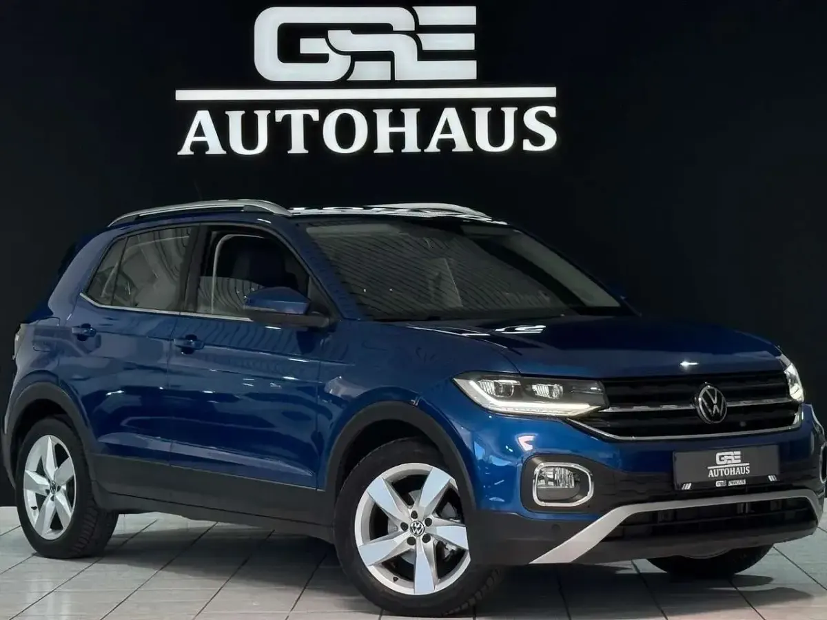 Gebraucht VW T-Cross Style 110 PS (80 kW) 2021 Blau SUV