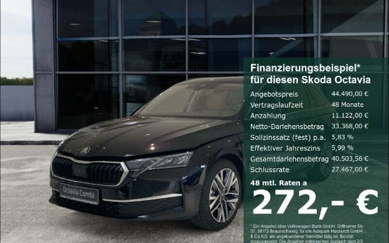 Schwarz Neu 2025 Skoda Octavia Tour Kombi | 44.490 € - Bild 1/4