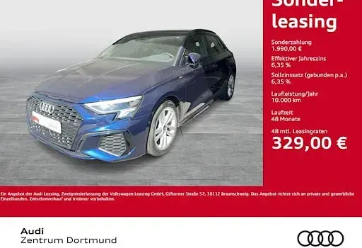 Gebraucht Audi A3 S-Line 150 PS (110 kW) 2022 Blau Limousine