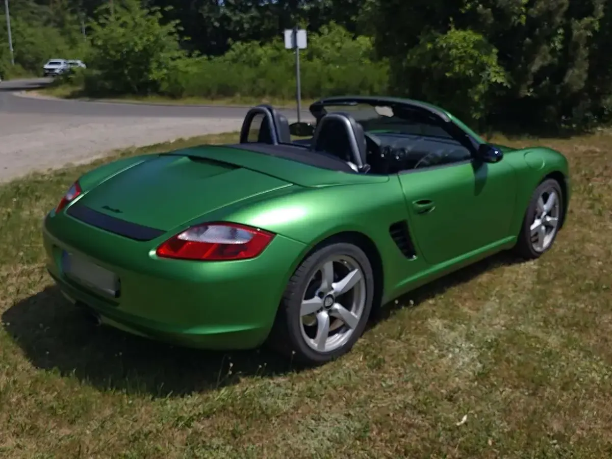 Gebraucht Porsche Boxster 245 PS (180 kW) 2008 Grün Cabrio