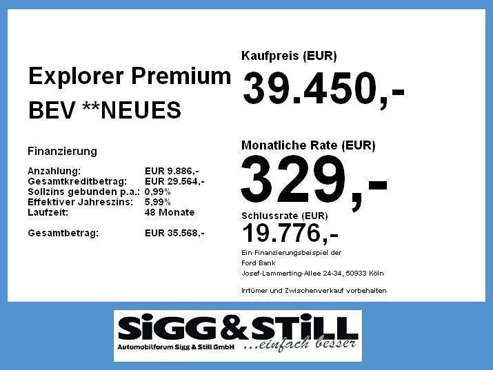 Neu Ford Explorer Premium 210 kW (286 PS) 2026 Rot SUV