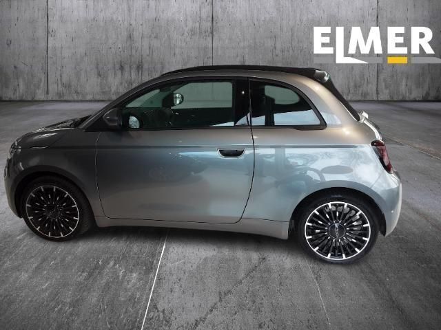 Grau Gebraucht 2021 Fiat 500e Icon Cabrio | 19.990 € (Fairer Preis) - Bild 1/4