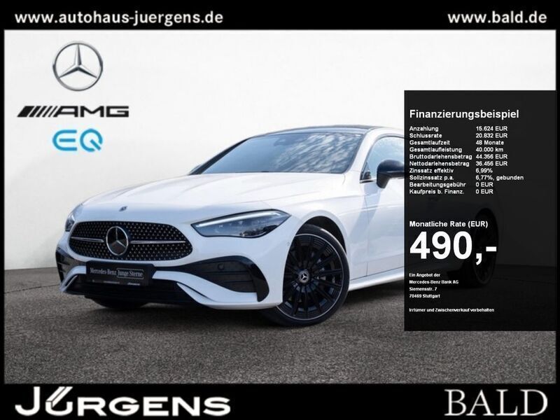 Unilack polarweiss Gebraucht 2023 Mercedes CLE220 AMG Coupé | 53.880 € (Etwas zu teuer) - Bild 1/4