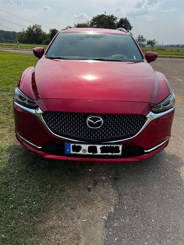 Rot Gebraucht 2019 Mazda 6 Sports-Line Kombi | 14.000 € (Fairer Preis) - Bild 1/4