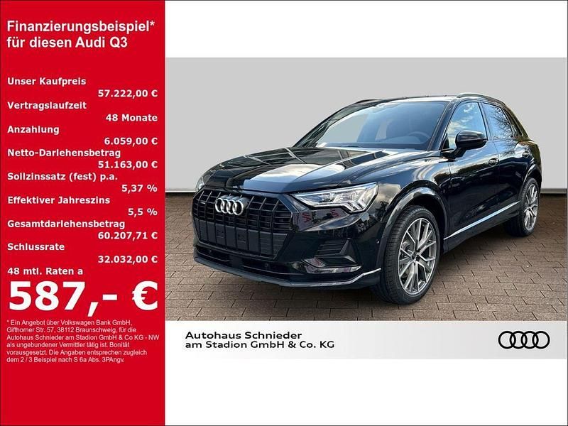 Neu Audi Q3 Advanced Plus 190 PS (139 kW) 2025 Schwarz SUV