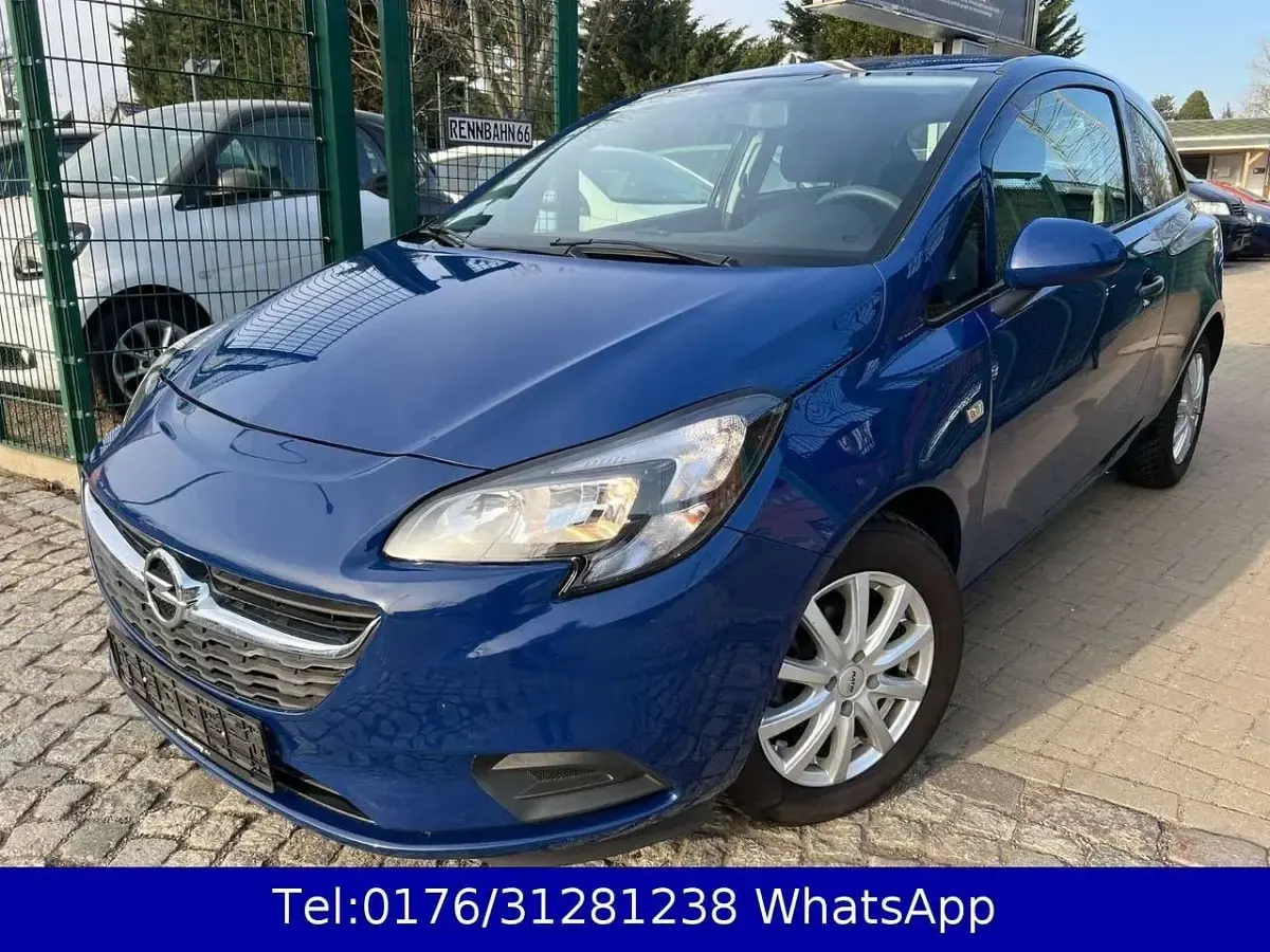 Gebraucht Opel Corsa Selection 69 PS (50 kW) 2018 Blau Kleinwagen