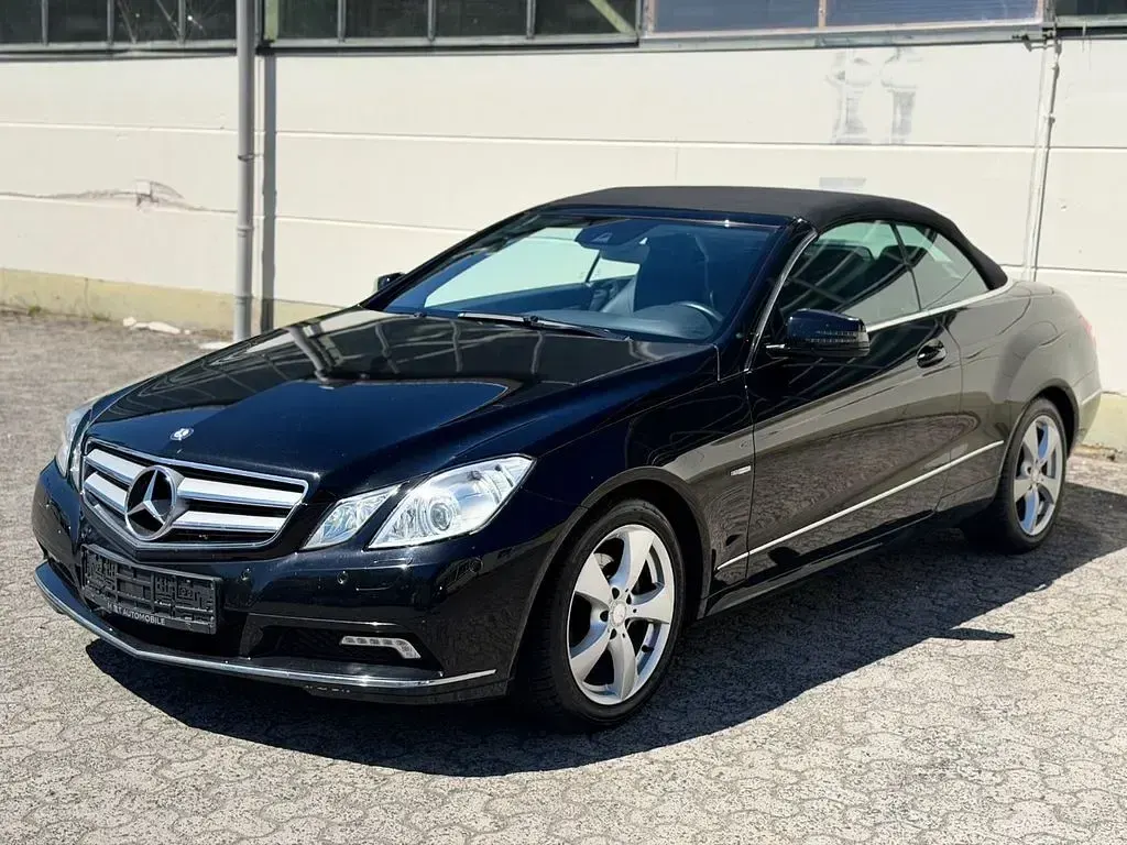 Brugt Mercedes E200 184 HK (135 kW) 2010 Sort Cabriolet