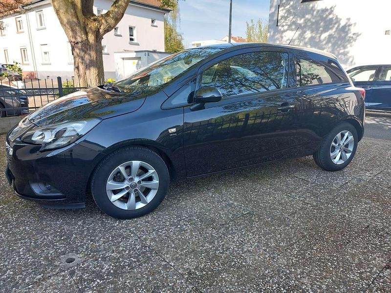 Gebraucht Opel Corsa drive 90 PS (66 kW) 2016 Schwarz Kleinwagen