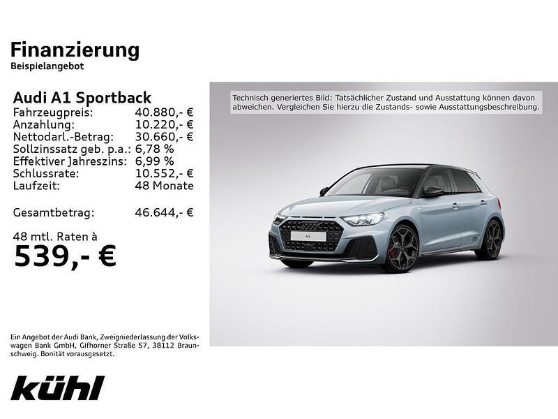 Neu Audi A1 Sportback S-line plus 207 PS (152 kW) 2025 Grau Kleinwagen