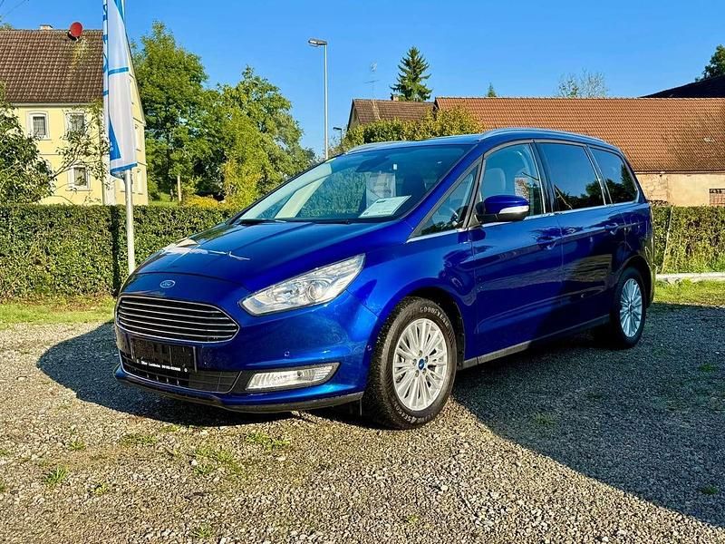 Indicblau metallic Gebraucht 2017 Ford Galaxy Titanium Van / Kleinbus | 20.000 € (Superpreis) - Bild 1/4