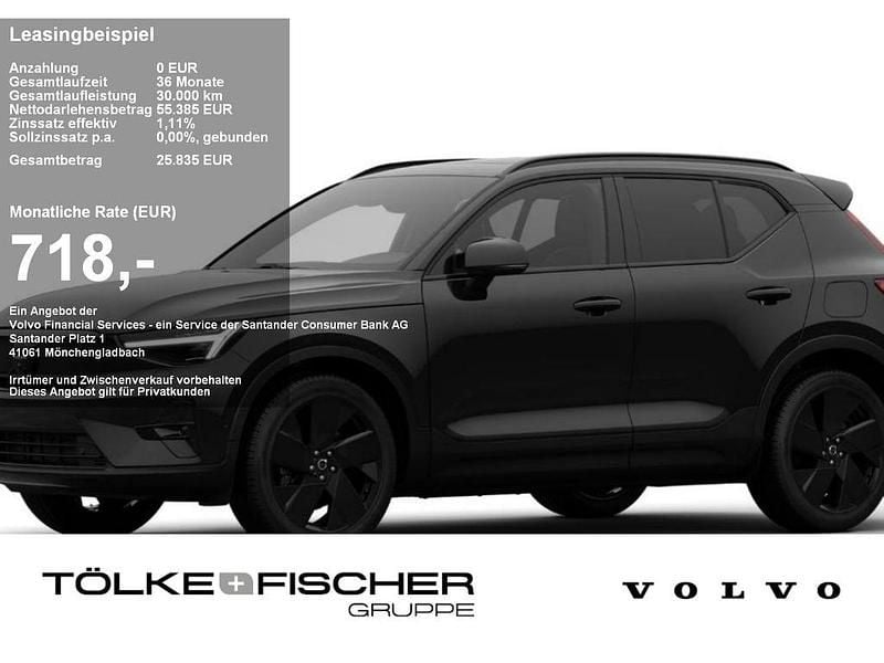 Neu Volvo EX40 Ultra 185 kW (252 PS) 2026 Schwarz SUV