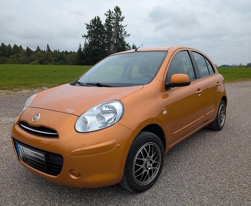 Orange Gebraucht 2012 Nissan Micra Acenta Kleinwagen | 4.900 € (Fairer Preis) - Bild 1/4