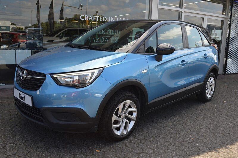 Blau Gebraucht 2018 Opel Crossland X Edition SUV | 8.990 € (Superpreis) - Bild 1/4