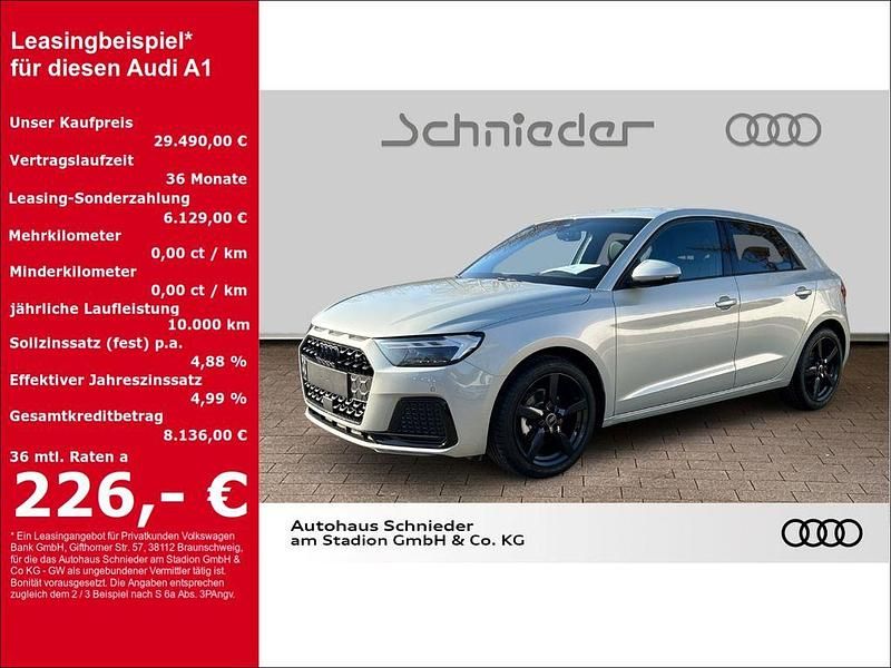 Silber Gebraucht 2025 Audi A1 Sportback Advanced Plus Kleinwagen | 29.490 € (Etwas zu teuer) - Bild 1/3