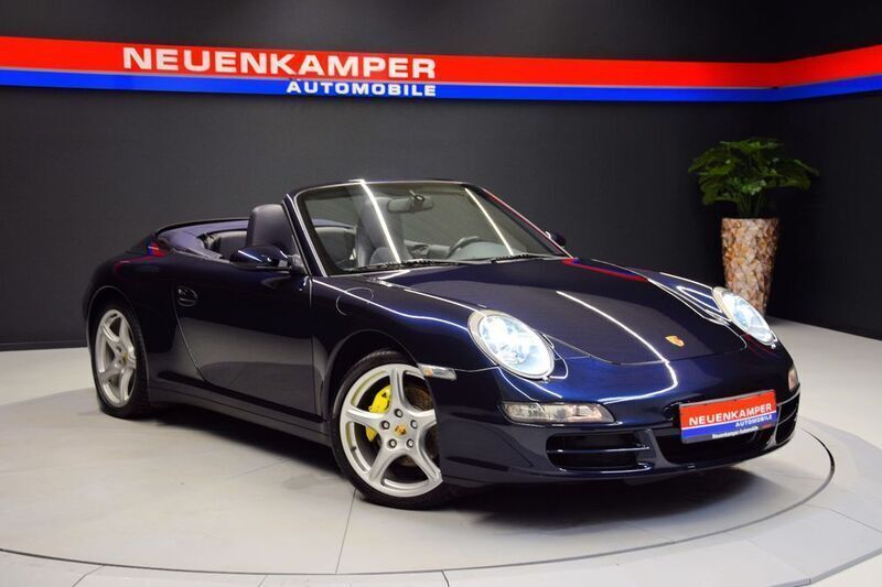 Blau Gebraucht 2006 Porsche 911 Carrera 4 Cabriolet Cabrio | 49.990 € (Guter Preis) - Bild 1/4