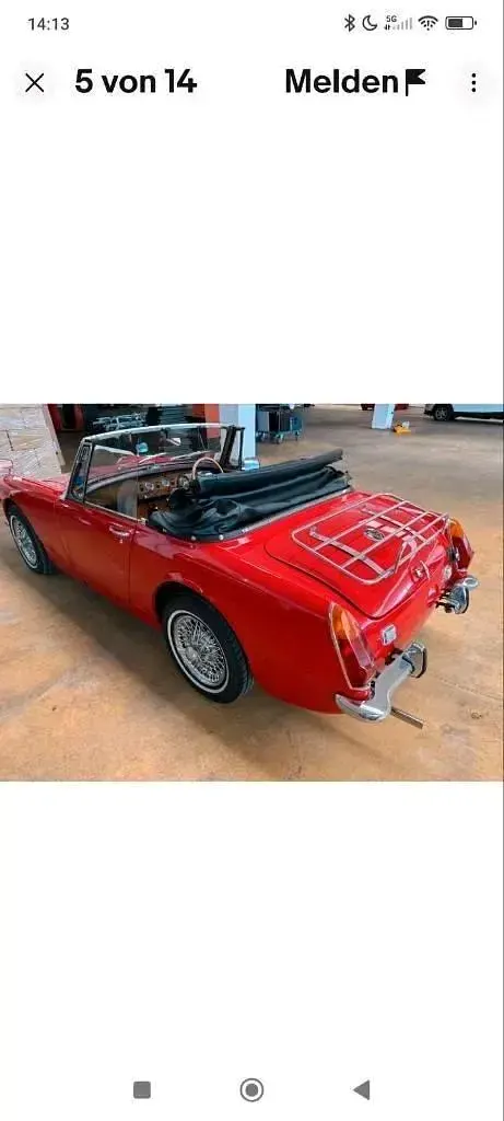 Gebraucht MG Midget 67 PS (49 kW) 1972 Rot Cabrio