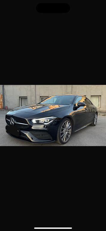 Schwarz Gebraucht 2021 Mercedes CLA200 AMG line Limousine | 24.999 € (Guter Preis) - Bild 1/4