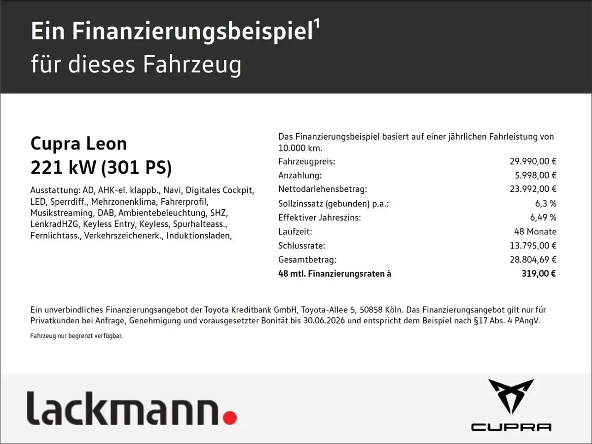 Gebraucht Cupra Leon VZ 300 PS (220 kW) 2023 Weiss Kombi