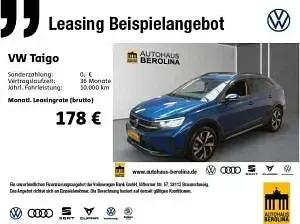 Gebraucht VW Taigo 116 PS (85 kW) 2024 Blau (reef blue metallic) SUV