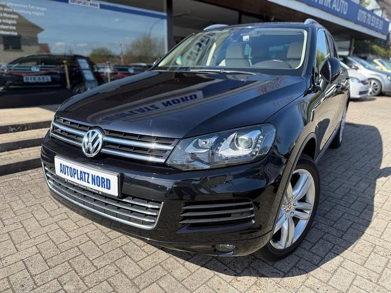 Schwarz Gebraucht 2013 VW Touareg SUV | 12.999 € (Guter Preis) - Bild 1/4