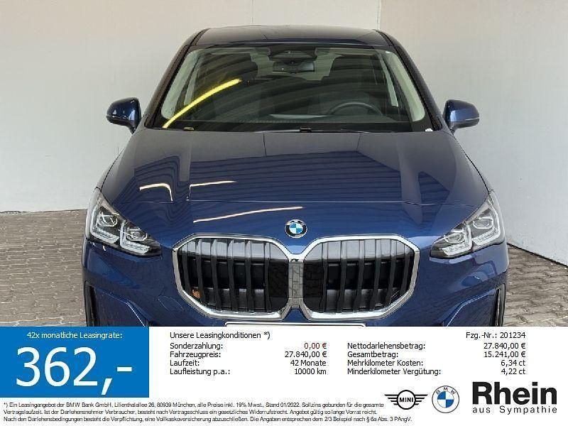 Phytonicblau met. Gebraucht 2024 BMW 216 Active Tourer Van / Kleinbus | 24.980 € (Guter Preis) - Bild 1/4