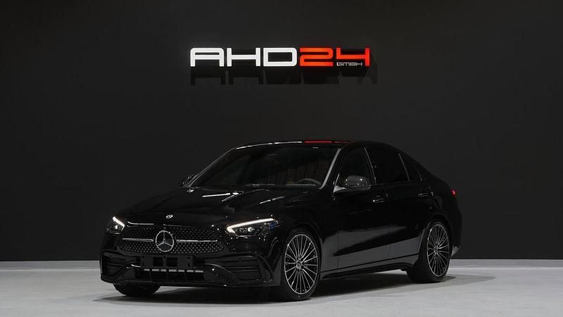 Obsidianschwarz lack Neu 2025 Mercedes C180 AMG line Limousine | 64.990 € - Bild 1/4