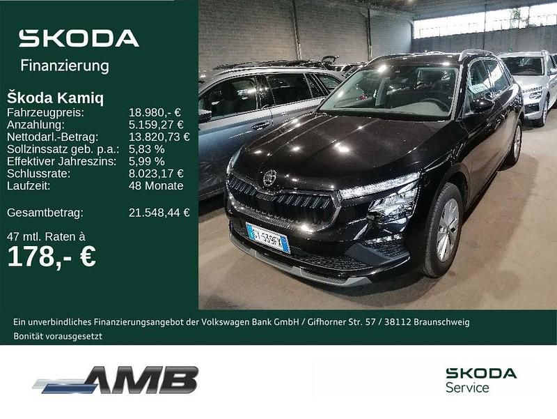Schwarz Gebraucht 2025 Skoda Kamiq Selection SUV | 18.980 € (Guter Preis) - Bild 1/3
