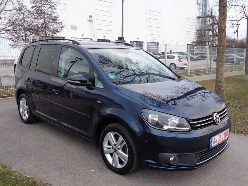 Gebraucht VW Touran Match 105 PS (77 kW) 2012 Blau Van / Kleinbus