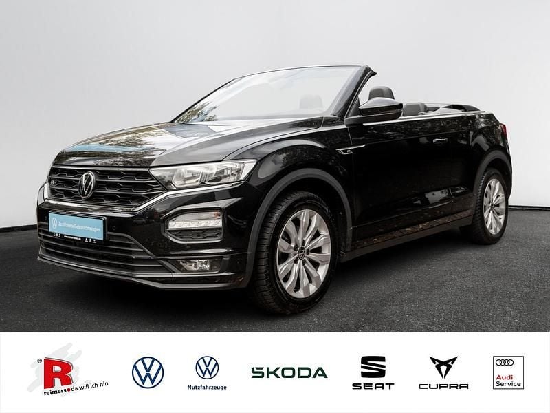 Schwarz Gebraucht 2021 VW T-Roc R-line SUV | 24.990 € (Guter Preis) - Bild 1/4