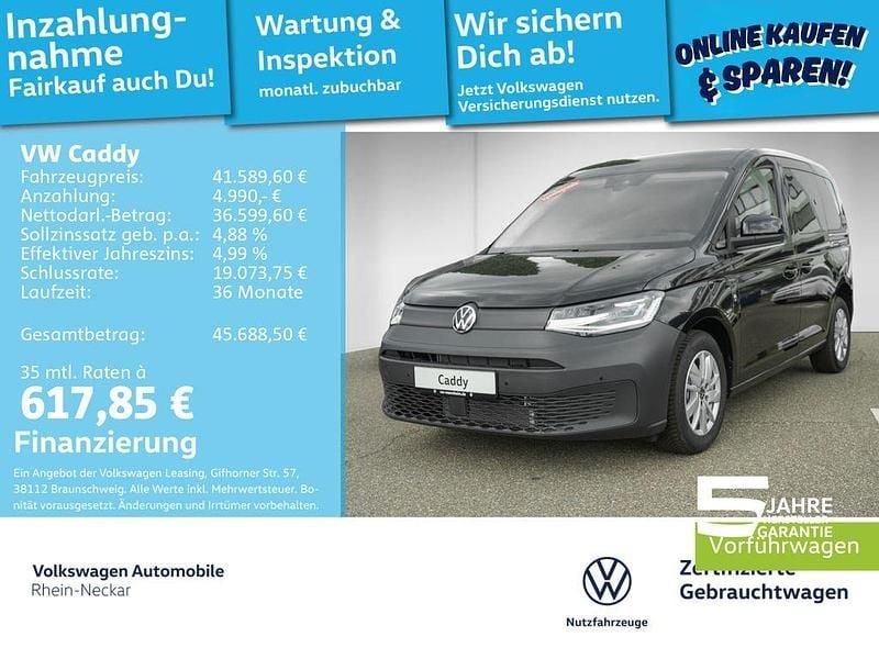 Gebraucht VW Caddy Basis 150 PS (110 kW) 2025 Schwarz Van / Kleinbus
