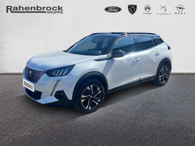 Weiß Gebraucht 2022 Peugeot e-2008 GT SUV | 21.490 € (Fairer Preis) - Bild 1/4