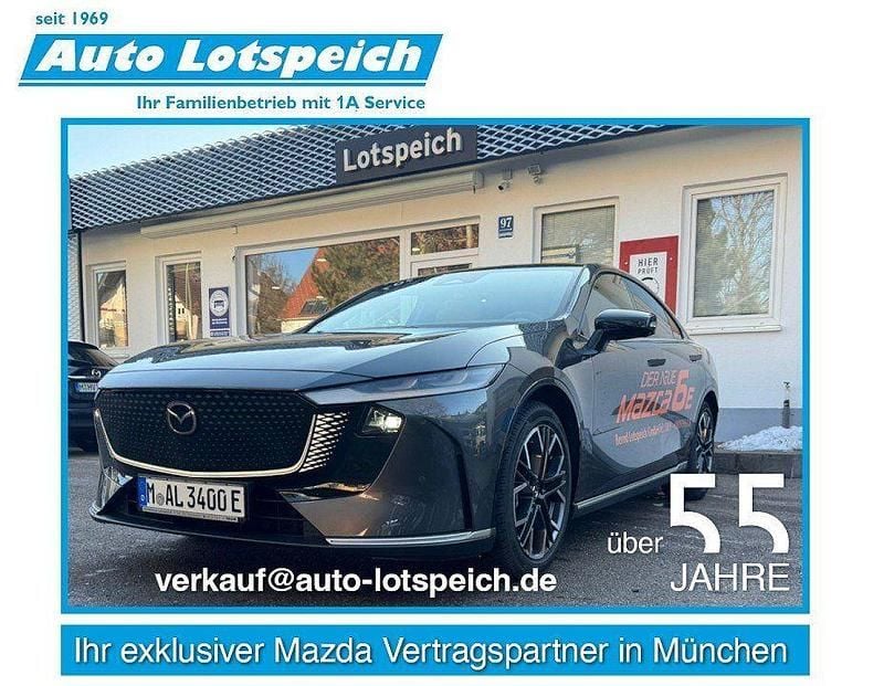 Machine gray Gebraucht 2025 Mazda 6e Takumi-Line Limousine | 37.590 € (Guter Preis) - Bild 1/4
