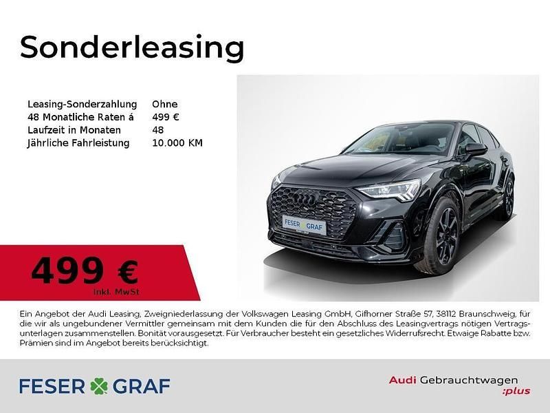 Mythosschwarz metallic Gebraucht 2024 Audi Q3 Sportback Ambiente SUV | 40.990 € (Fairer Preis) - Bild 1/3