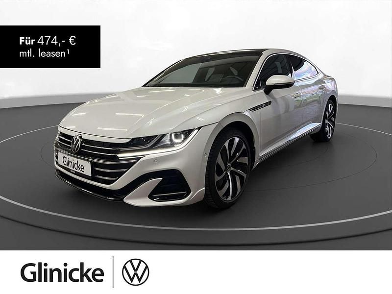Oryxweiß perlmutteffekt Gebraucht 2022 VW Arteon R-line Coupé | 30.880 € (Fairer Preis) - Bild 1/3