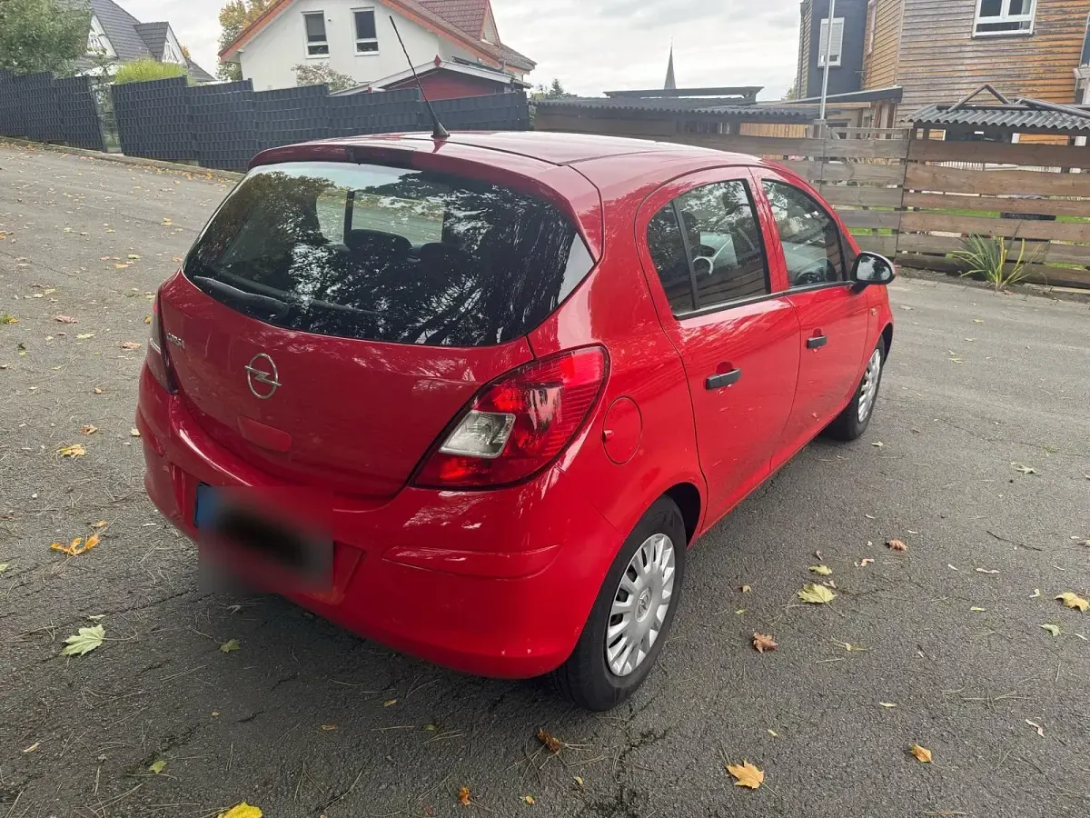 Gebraucht Opel Corsa 80 PS (58 kW) 2009 Rot Kleinwagen