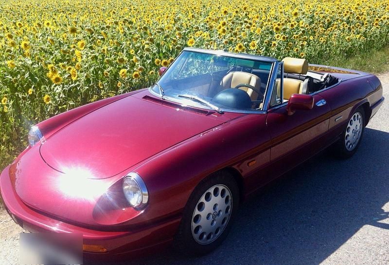 Gebraucht Alfa Romeo Spider 120 PS (88 kW) 1991 Rot Cabrio