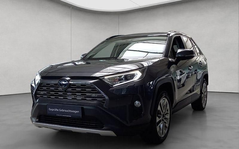 Grau Gebraucht 2021 Toyota RAV4 Hybrid Lounge SUV | 34.950 € (Etwas zu teuer) - Bild 1/4
