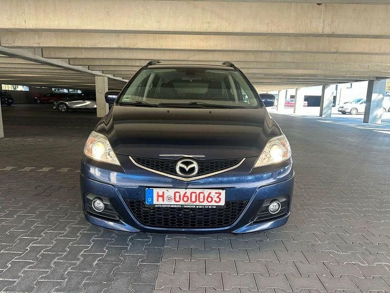 Blau Gebraucht 2009 Mazda 5 Active Plus Van / Kleinbus | 5.498 € (Fairer Preis) - Bild 1/4