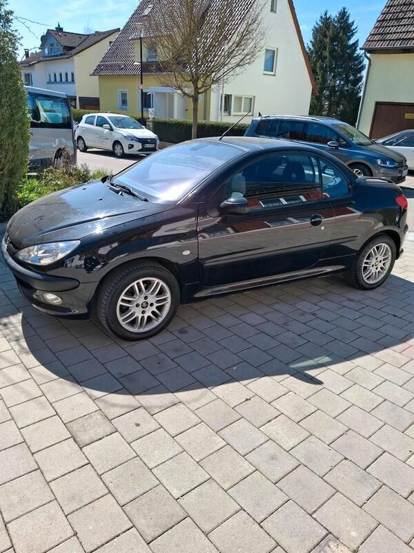 Schwarz Gebraucht 2006 Peugeot 206 CC Cabrio | 600 € (Superpreis) - Bild 1/4