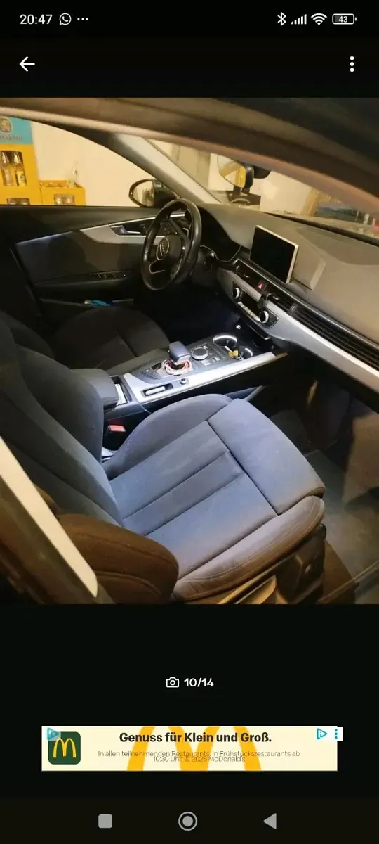 Gebraucht Audi A4 S-Line 190 PS (139 kW) 2019 Schwarz Kombi