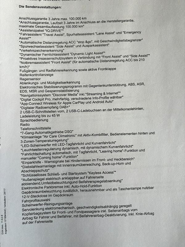 Gebraucht VW Touran Move 150 PS (110 kW) 2024 Grau Van / Kleinbus