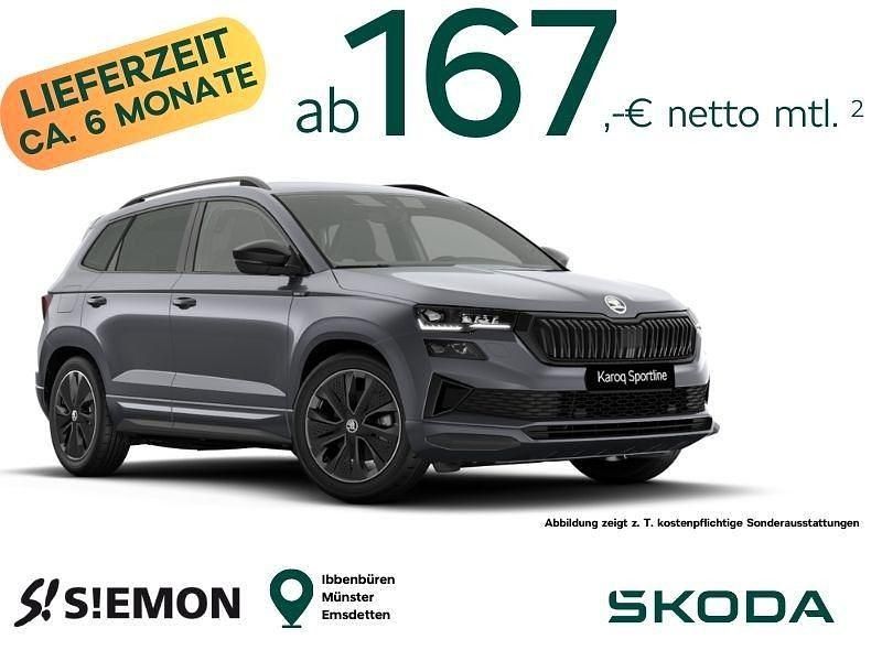 Grau Neu 2025 Skoda Karoq SportLine SUV | 39.026 € (Guter Preis) - Bild 1/1