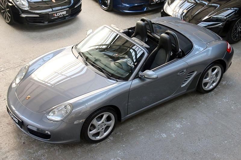 Gebraucht Porsche Boxster 239 PS (175 kW) 2005 Sealgrau Cabrio