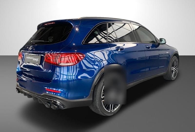 Blau Gebraucht 2019 Mercedes GLC43 AMG AMG SUV | 52.360 € (Teuer) - Bild 1/4