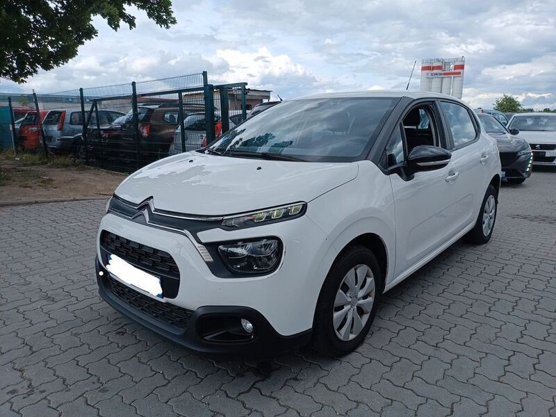 Weiß Gebraucht 2021 Citroën C3 Feel Kleinwagen | 7.350 € (Guter Preis) - Bild 1/4