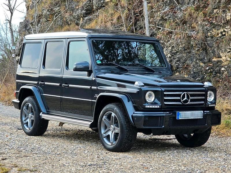 Schwarz Gebraucht 2016 Mercedes G500 AMG line SUV | 63.999 € - Bild 1/4