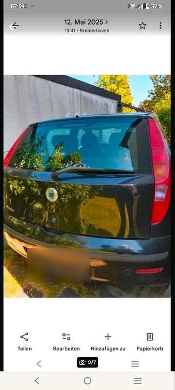 Usata Fiat Punto 2004 Nero Utilitaria