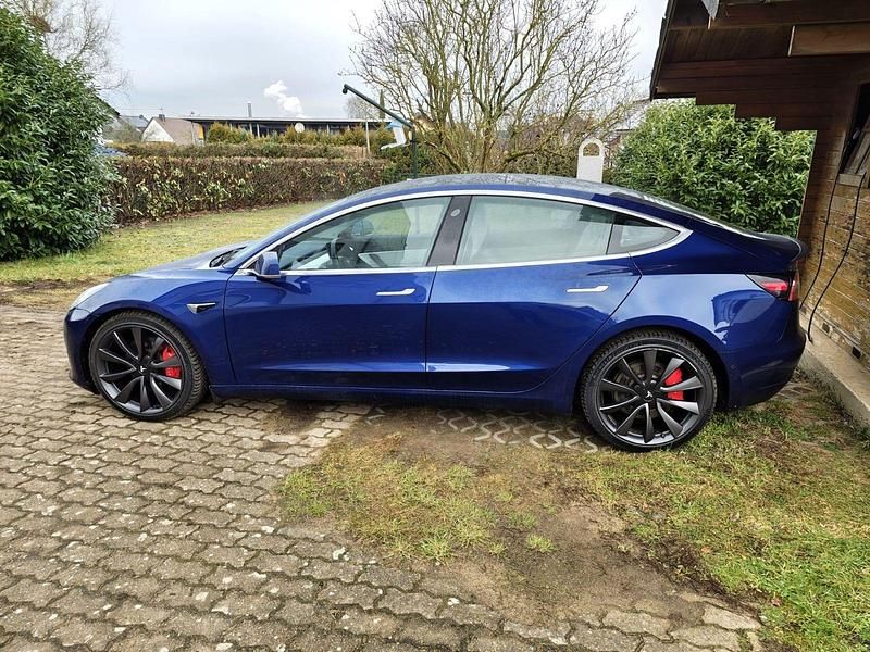 Gebraucht Tesla Model 3 Performance 377 kW (513 PS) 2020 Blau Limousine