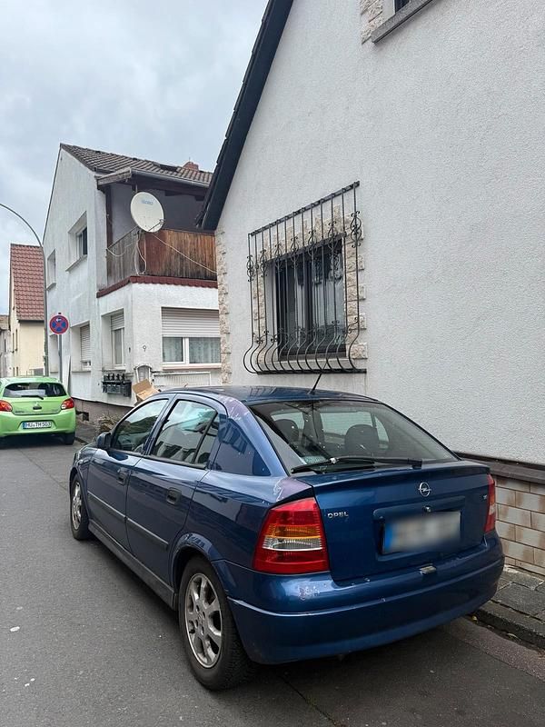 Gebraucht Opel Astra 86 PS (63 kW) 2002 Blau Limousine