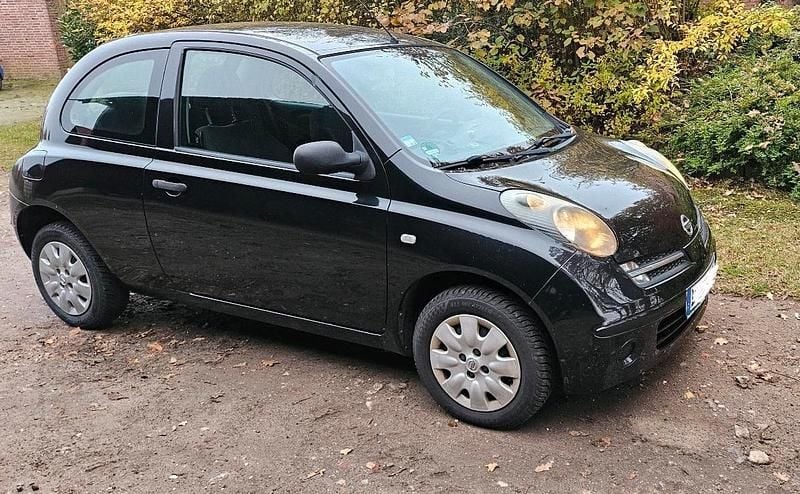 Schwarz Gebraucht 2007 Nissan Micra Kleinwagen | 1.000 € (Fairer Preis) - Bild 1/4